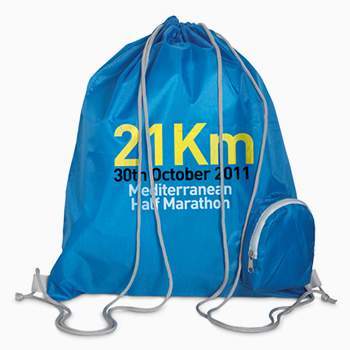 mochilas de cordones personalizada para running